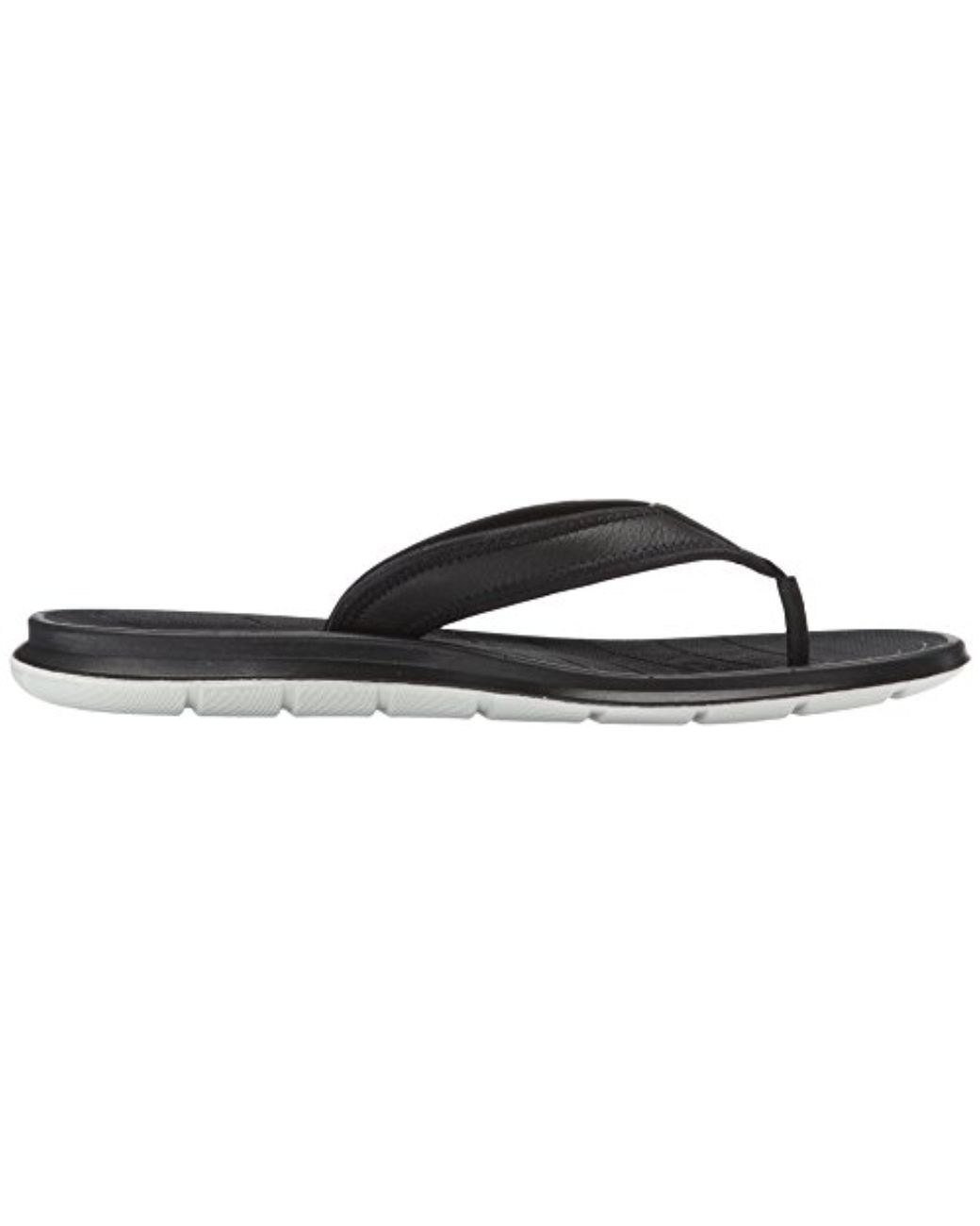 Ecco Leather Intrinsic Toffel Thong Sandal in Black for Men | Lyst