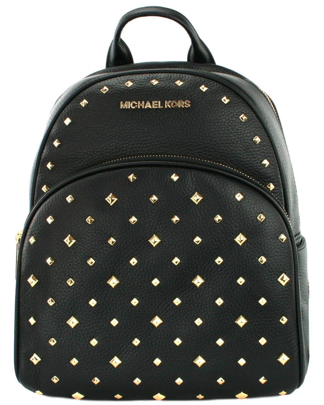 michael kors black studded backpack