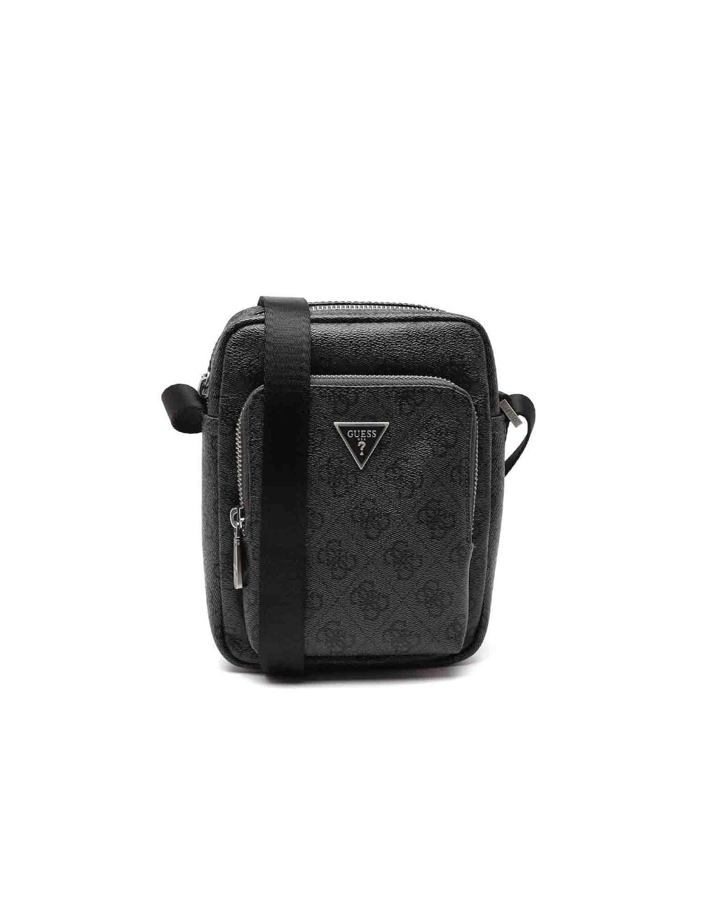 Guess VEZZOLA SMART UNISEX - Weekend bag - dark black/black