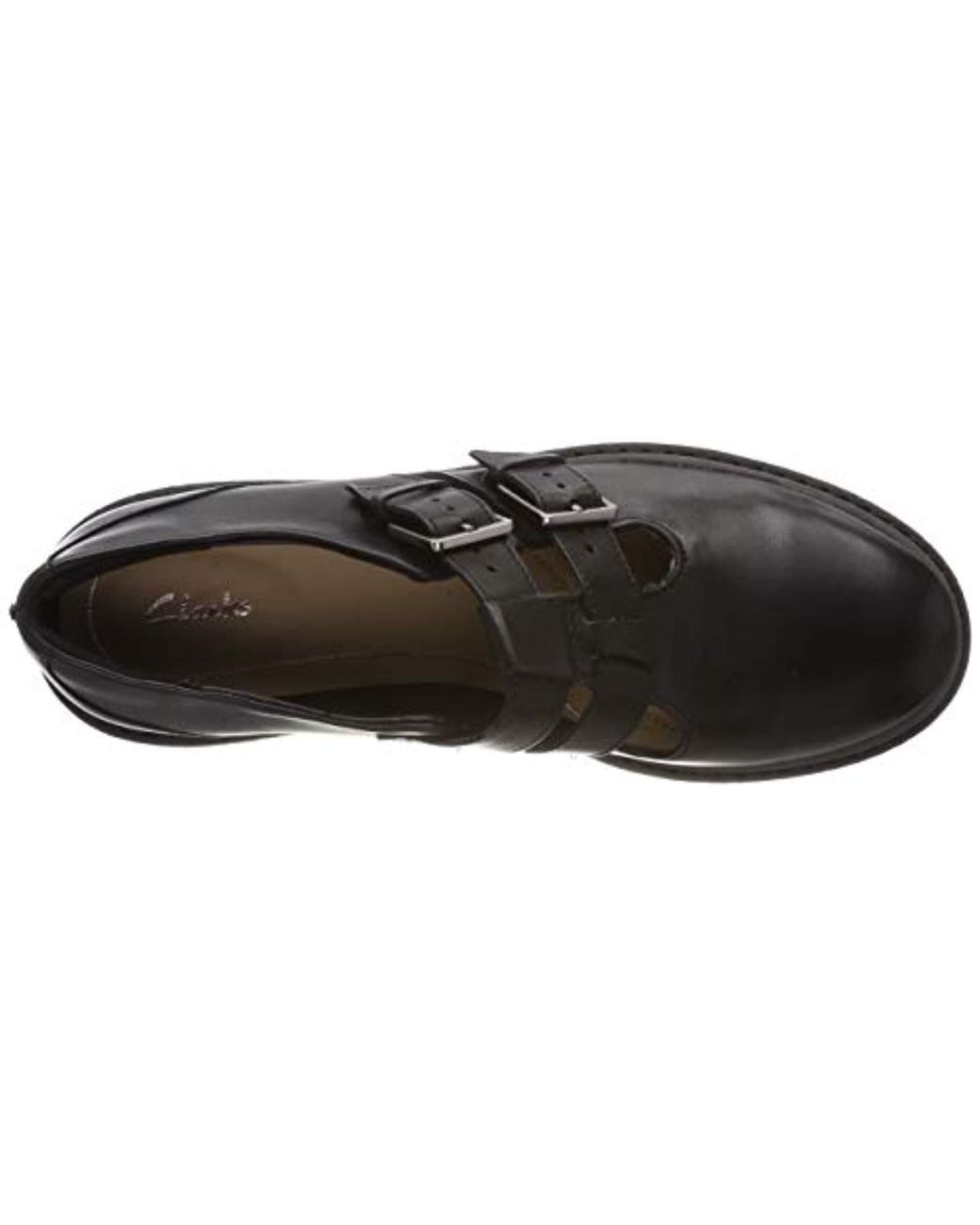 Clarks Leather Alexa Agnes Loafers in Black (Black Leather -) (Black) |  Lyst UK