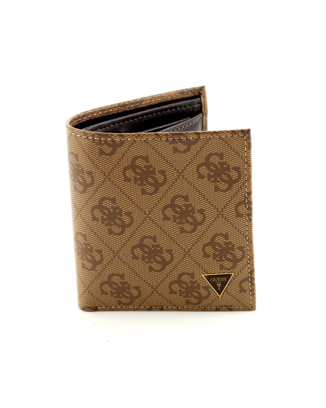Sacoche - Guess - Vezzola Smart Small - Marron/Ochre - 100% PU - Zippée - 8
