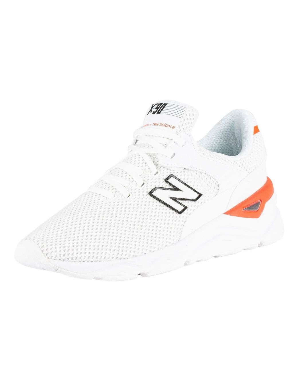 new balance x90 trainers in white