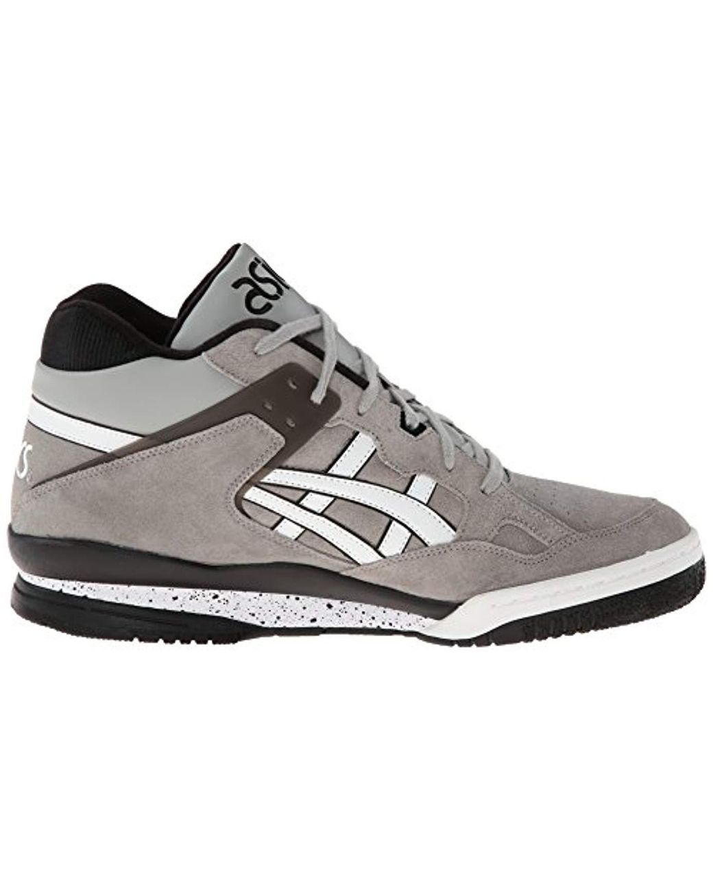 Asics Gel-spotlyte Ankle-high Leather Basketball Shoe in Gray for Men | Lyst