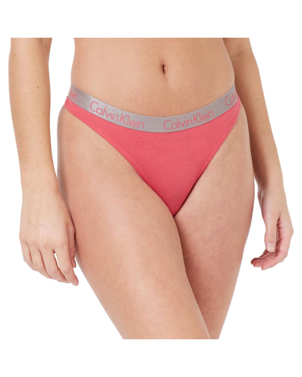 Calvin Klein Thong Tanga in Pink Lyst UK