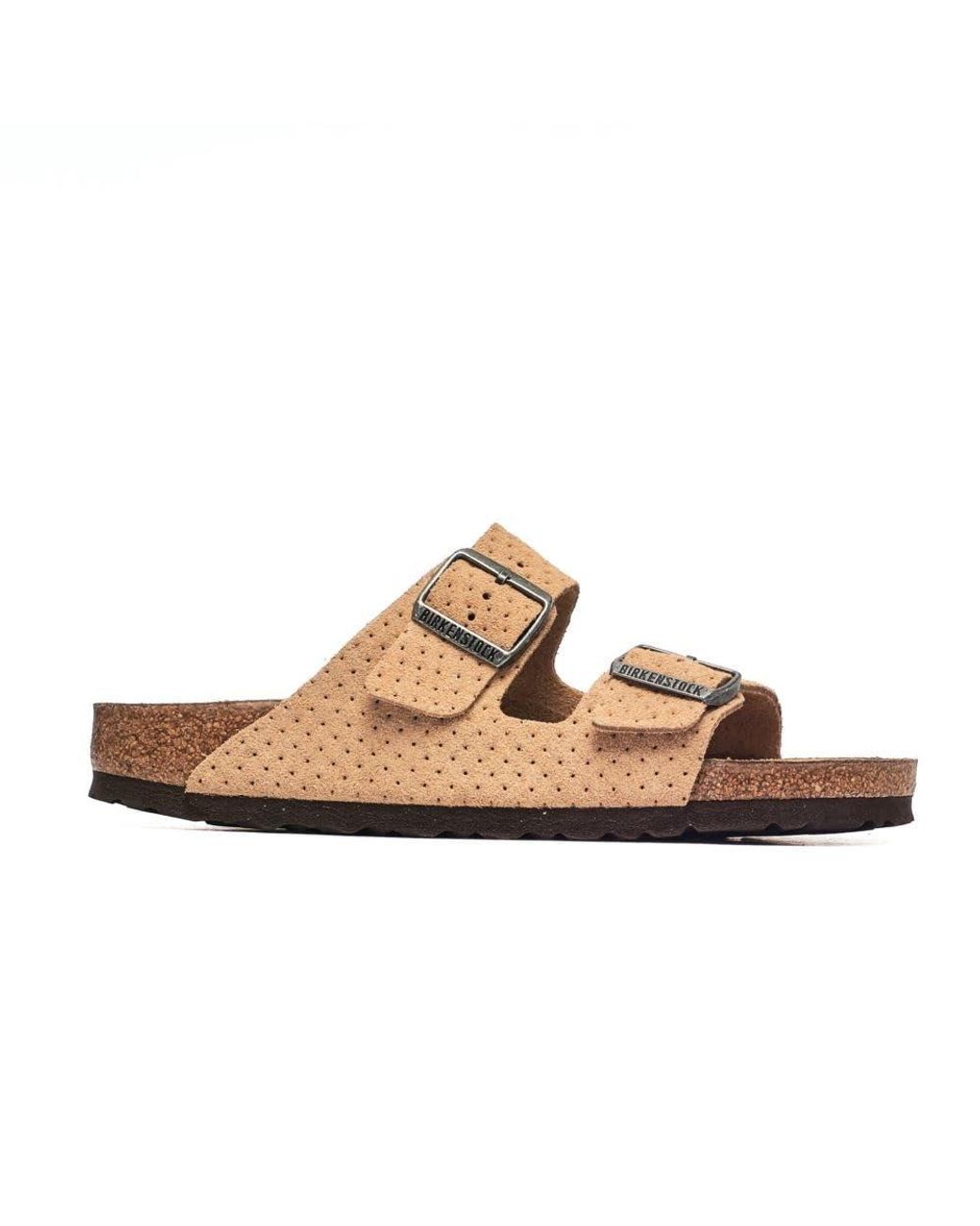 Birkenstock Arizona Embossed Beige Leather Width Normal 1027075 Sandals in Brown Lyst UK