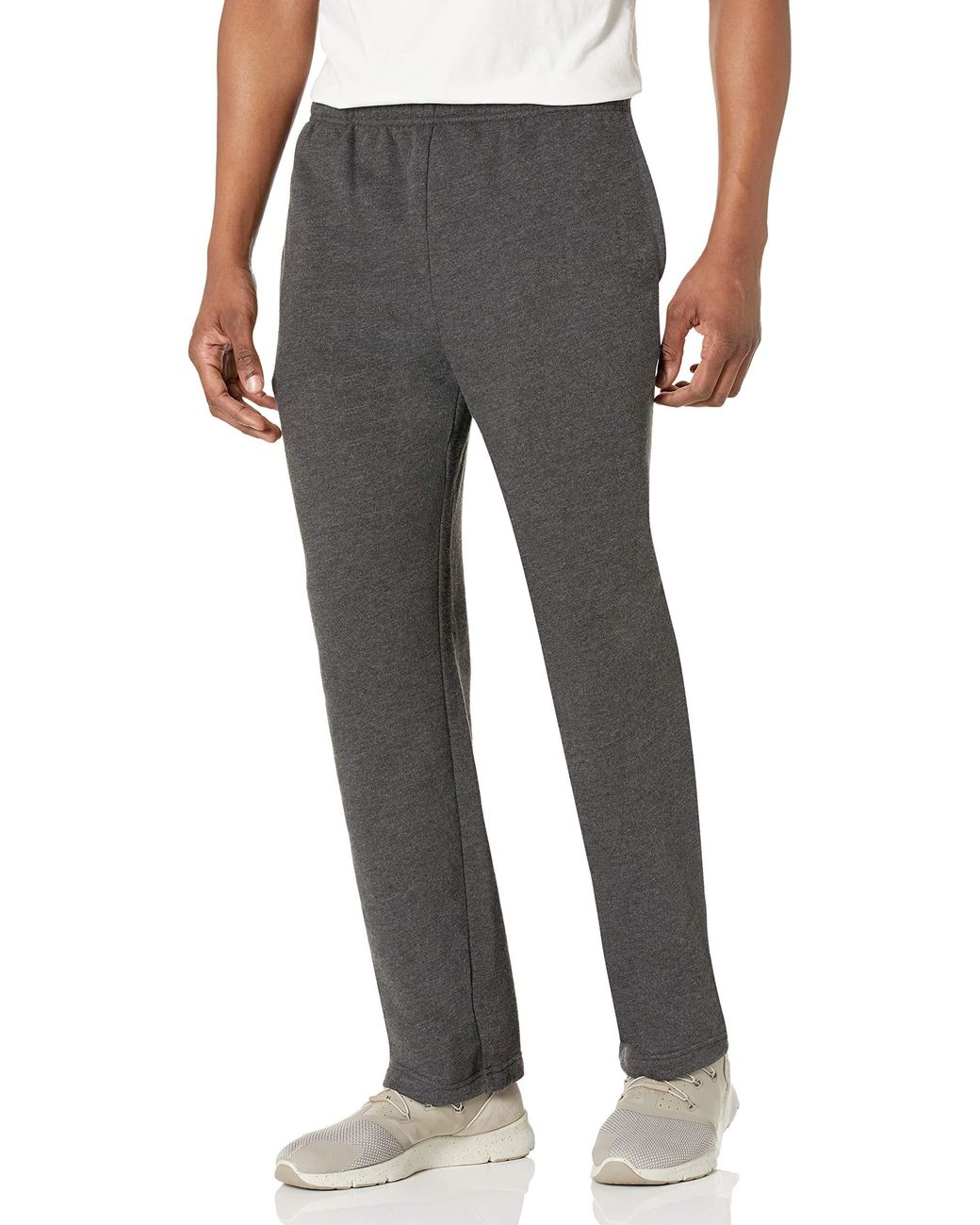 Amazon Essentials Fleece Sweatpant Pants in Charcoal Heather (Gray) for ...