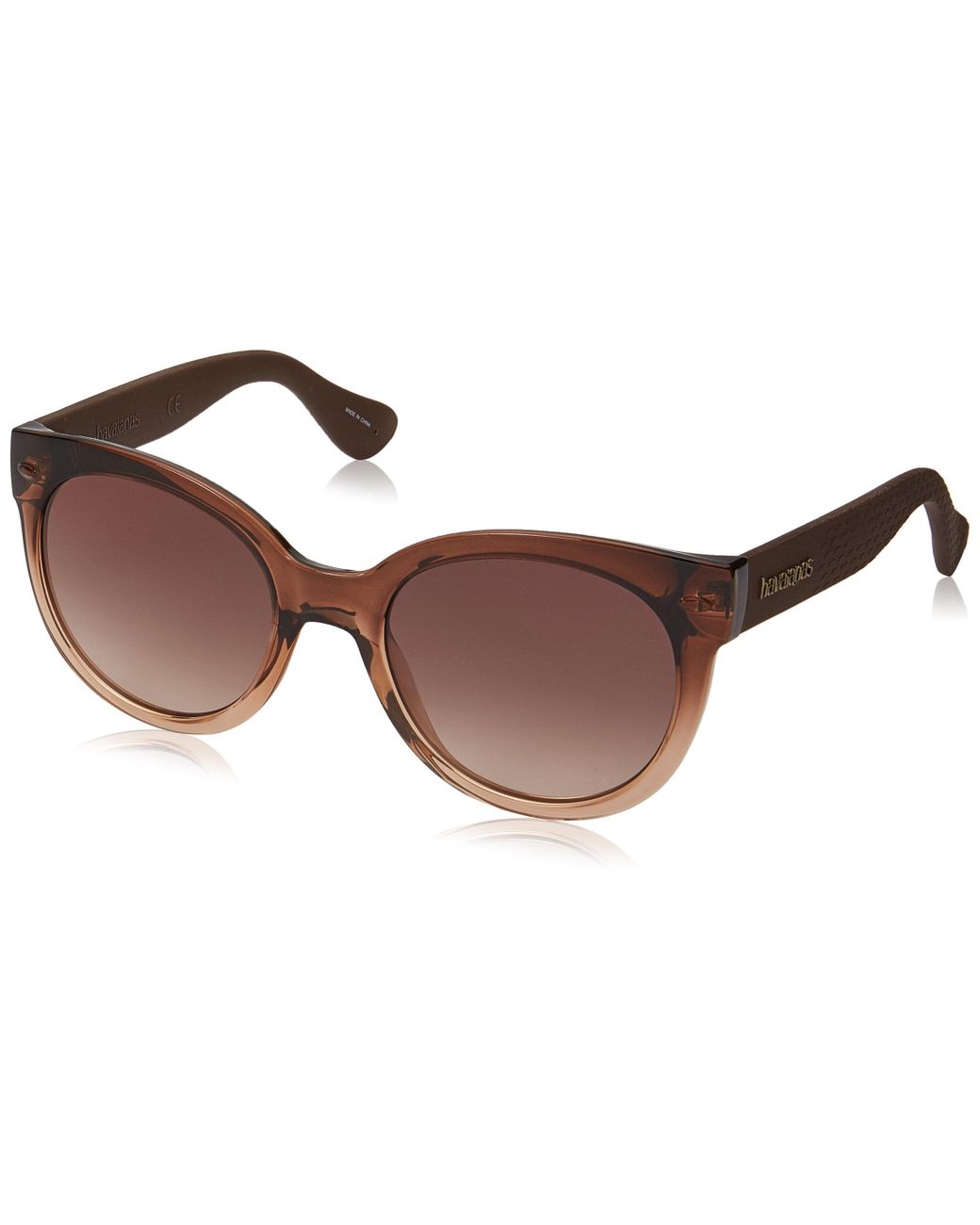 Havaianas Rubber Noronha Round Sunglasses in Brown - Save 30% | Lyst