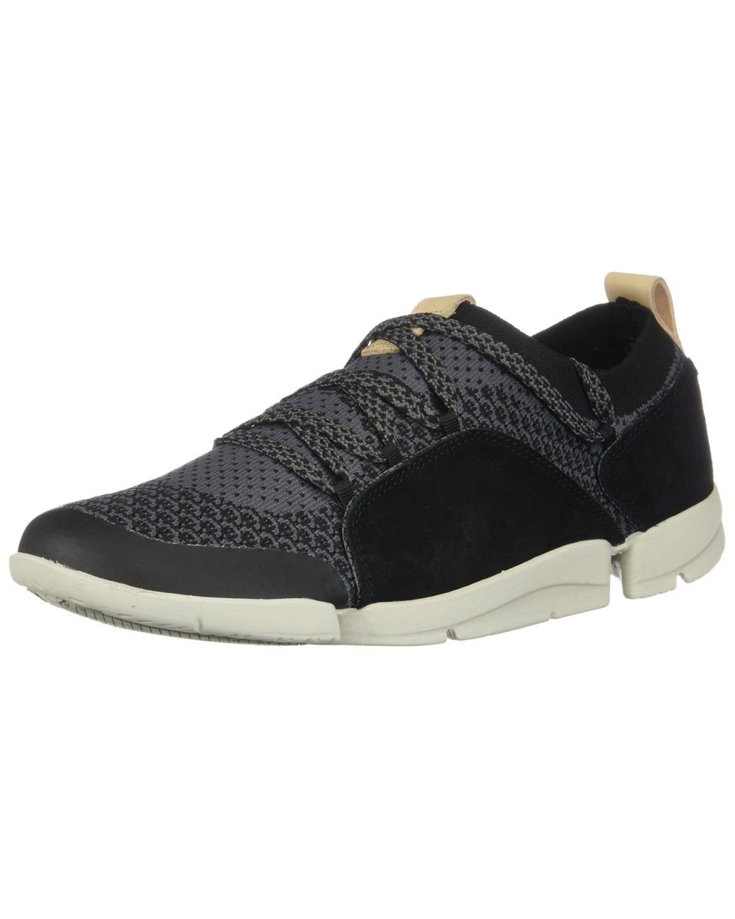 Clarks Tri Amelia Sneaker in Black | Lyst