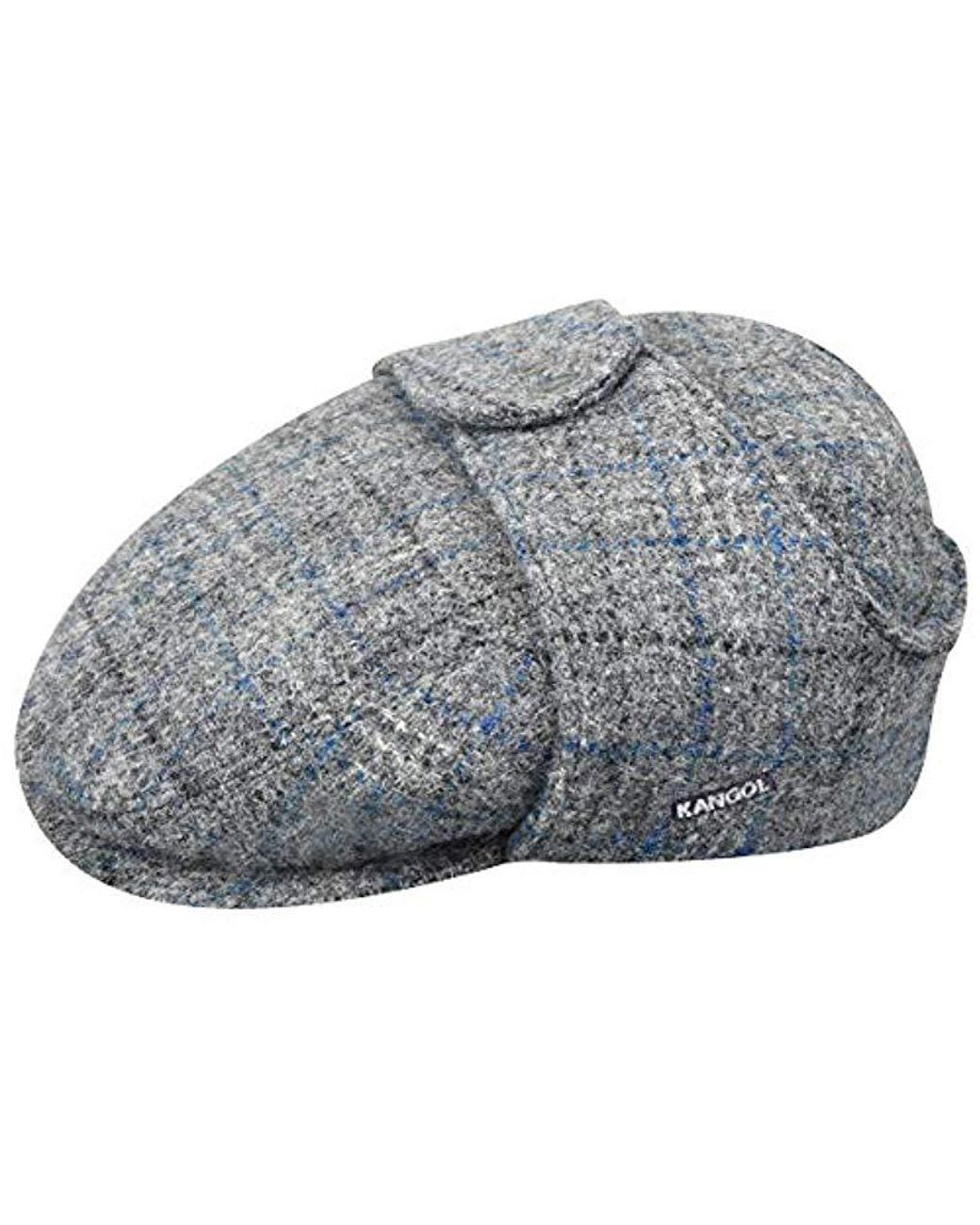 Kangol Tweed Bugatti Cap in Gray for 