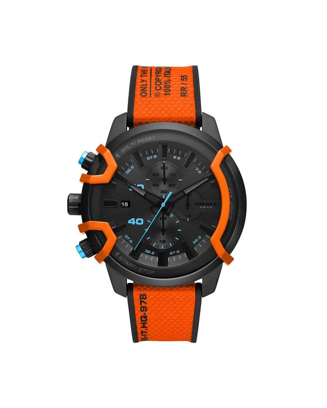 DIESEL S Analog Quartz Uhr mit Cloth Armband DZ4562 in Orange für Herren |  Lyst DE