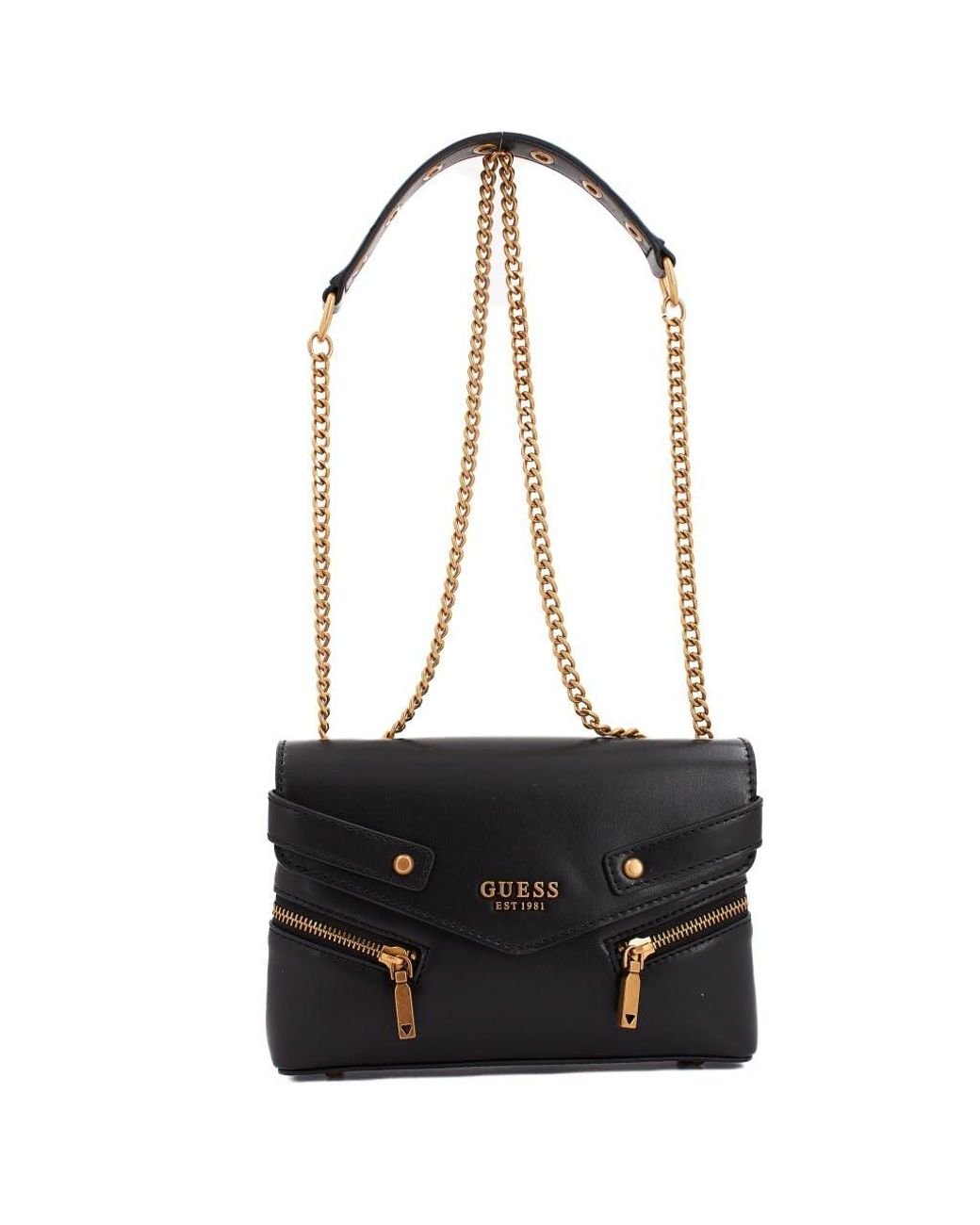 Guess Trissa Convertible Flap in Black Lyst