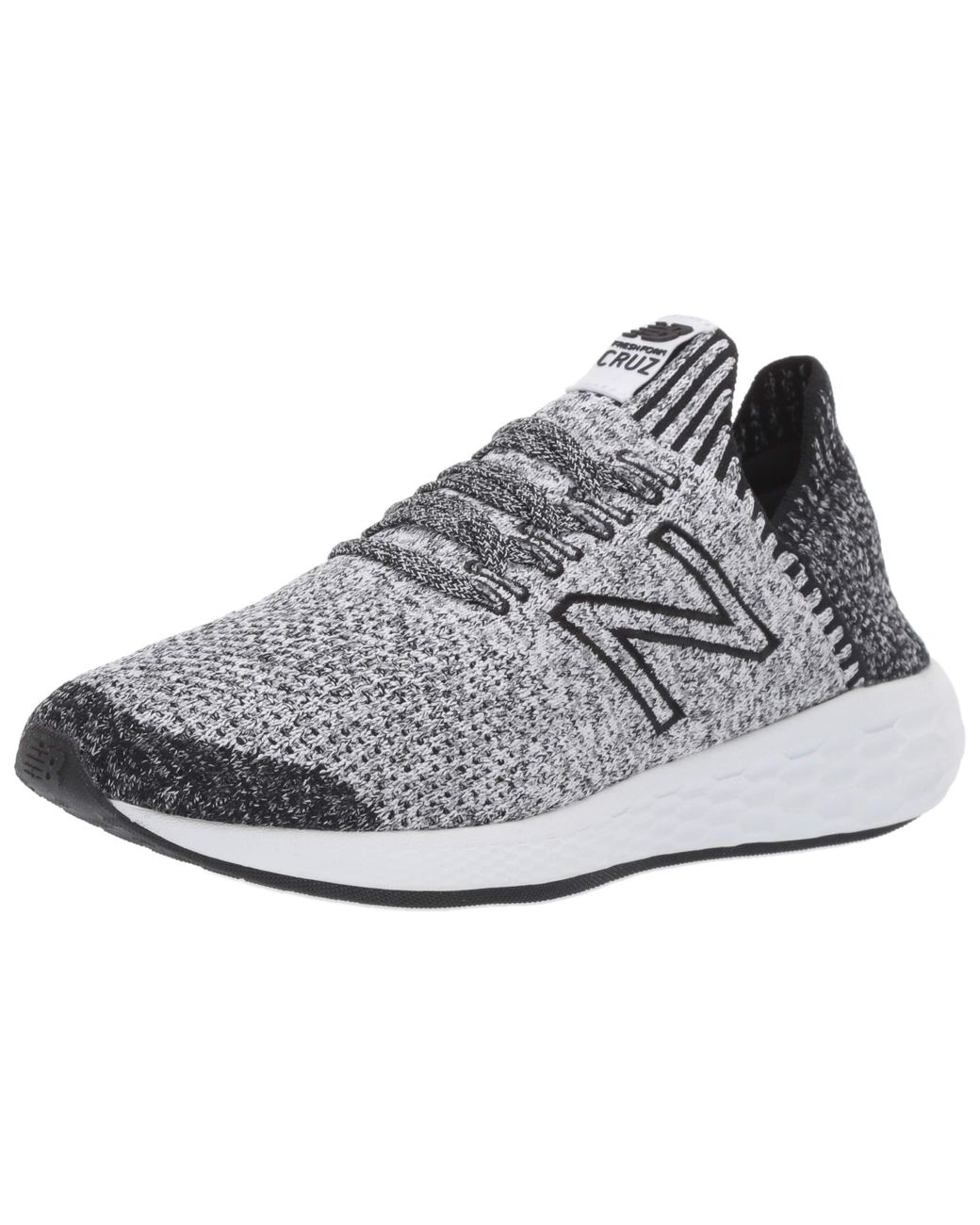 New Balance Fresh Foam Cruz Sockfit Running Shoes in Black/White (Black) -  Save 69% | Lyst