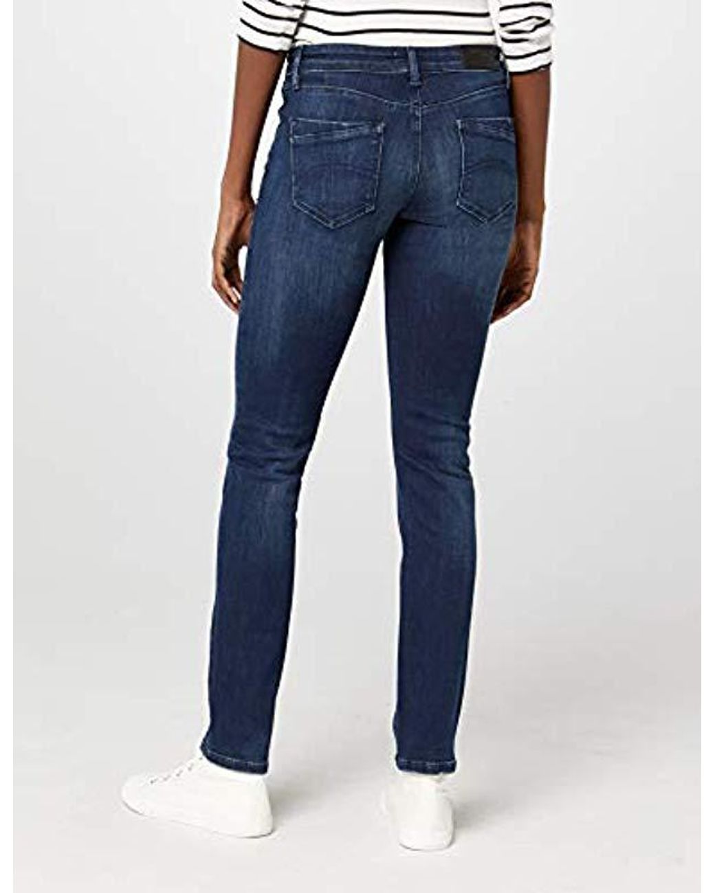 Tommy Hilfiger Mid Rise Naomi Slim Jeans in Blue | Lyst UK
