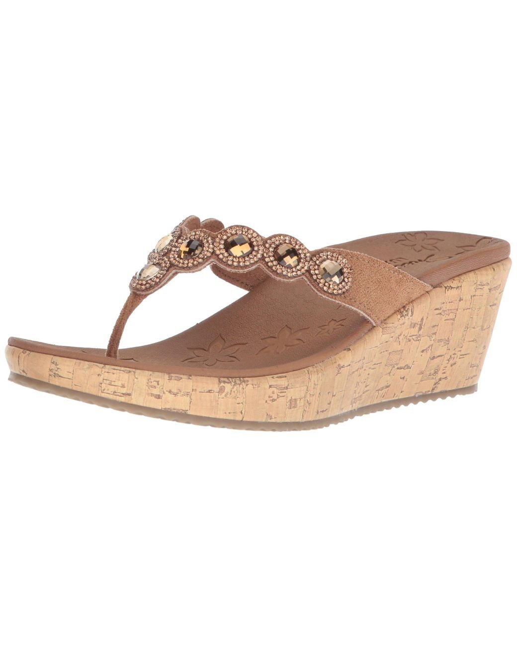 skechers tan sandals