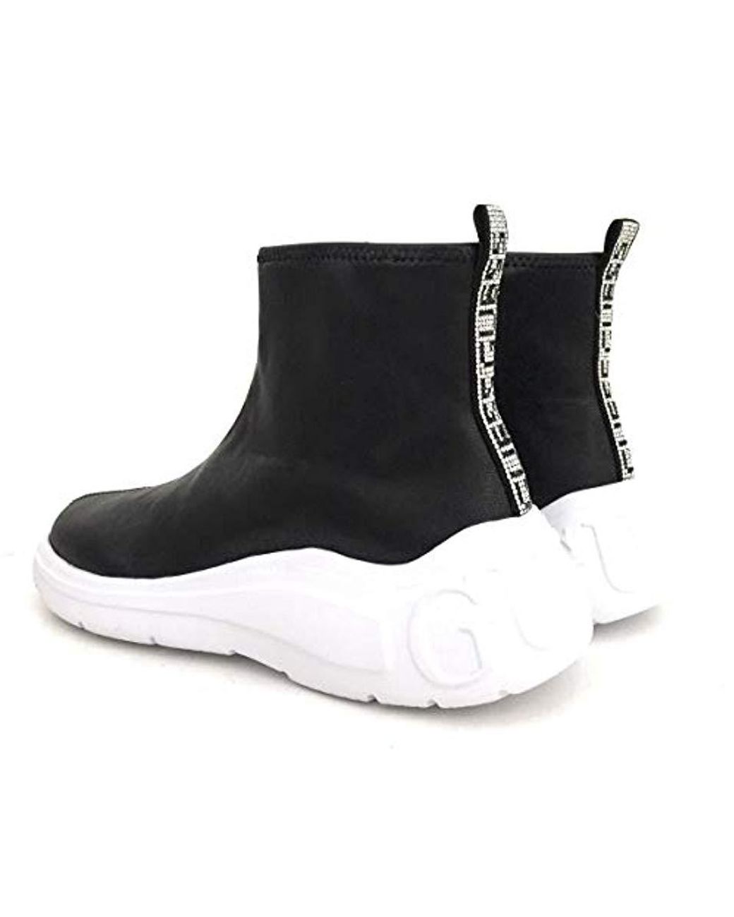 Scarpe Donna Guess Sneaker Puxly in Tessuto/Ecopelle Scamosciata Beige/Brown DS20GU13 