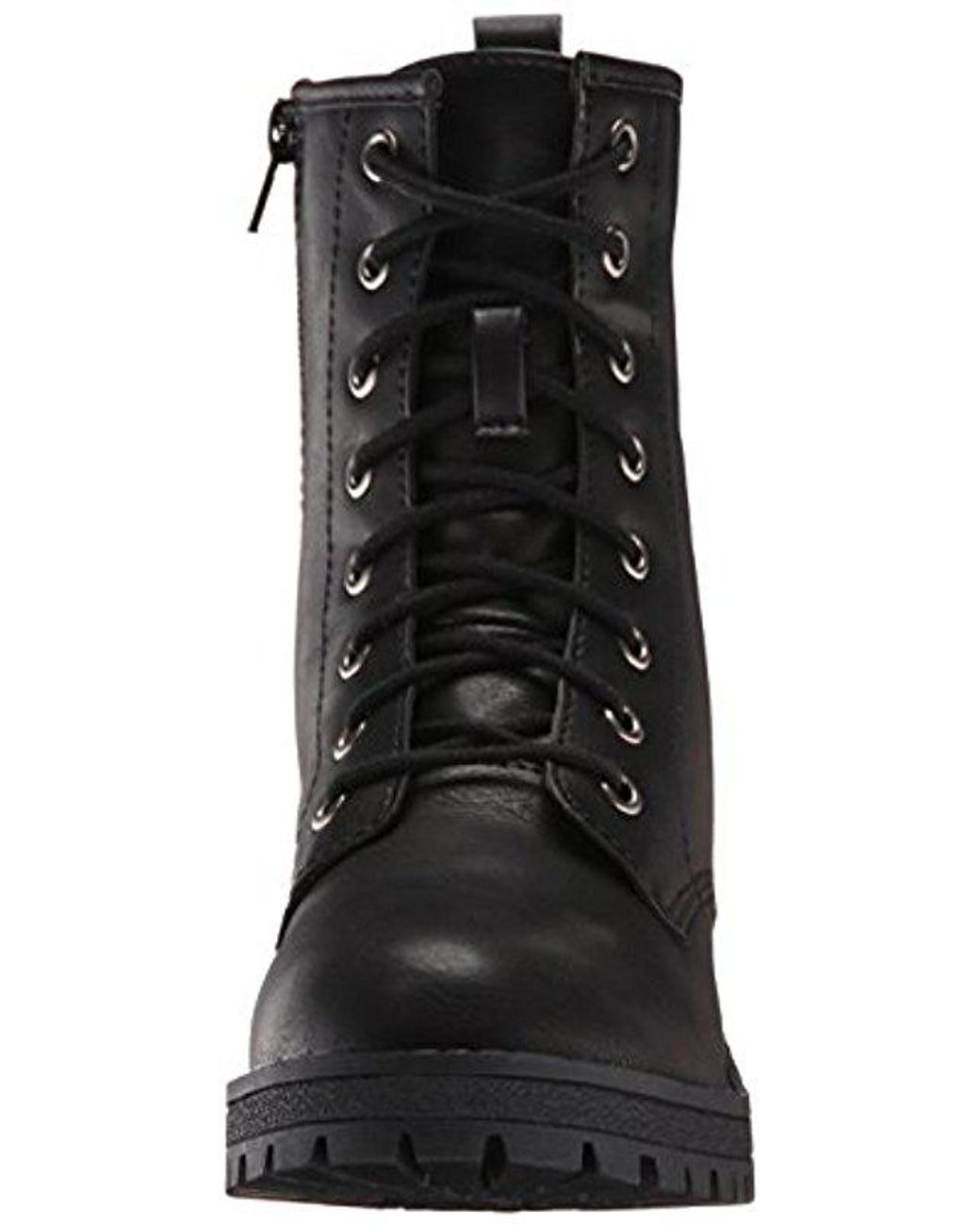 Madden Girl Eloisee Combat Boot in Black Lyst