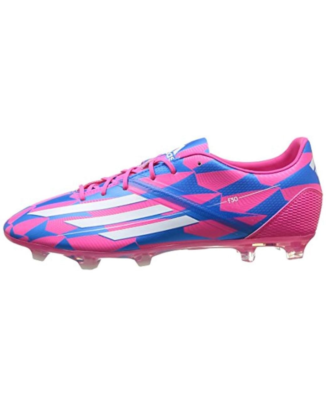 adidas F30 Trx Fg Football Boots Neon Pink running White solar Blue for Men Lyst UK