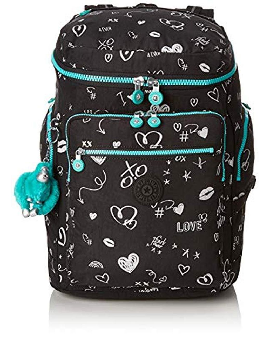 Women S Black Upgrade School Backpack 46 Cm 28 Liters Multicolour Doodle