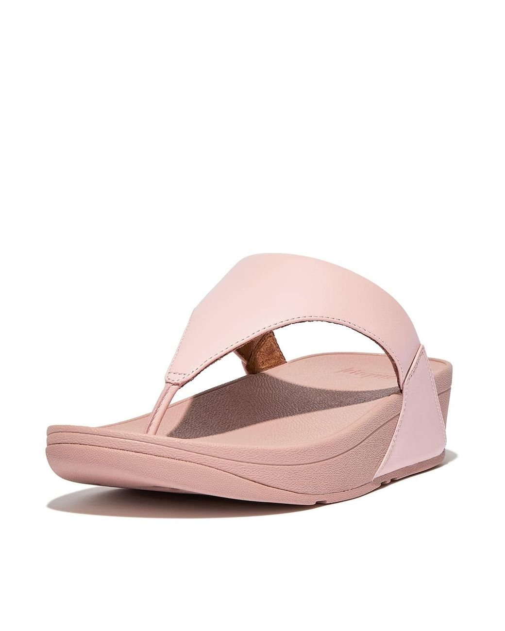Fitflop I88a35 Lulu Leather Ladies Pink Salt Leather Arch Support Toe