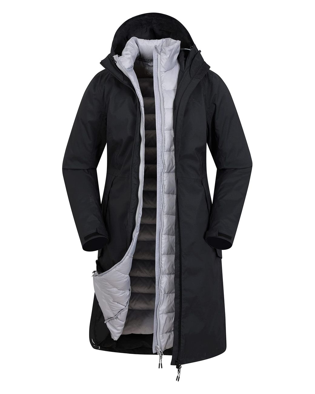 Mountain Warehouse Denali Extreme Womens 3 In 1 Down Jacket Isodry, Waterproof 10,000mm