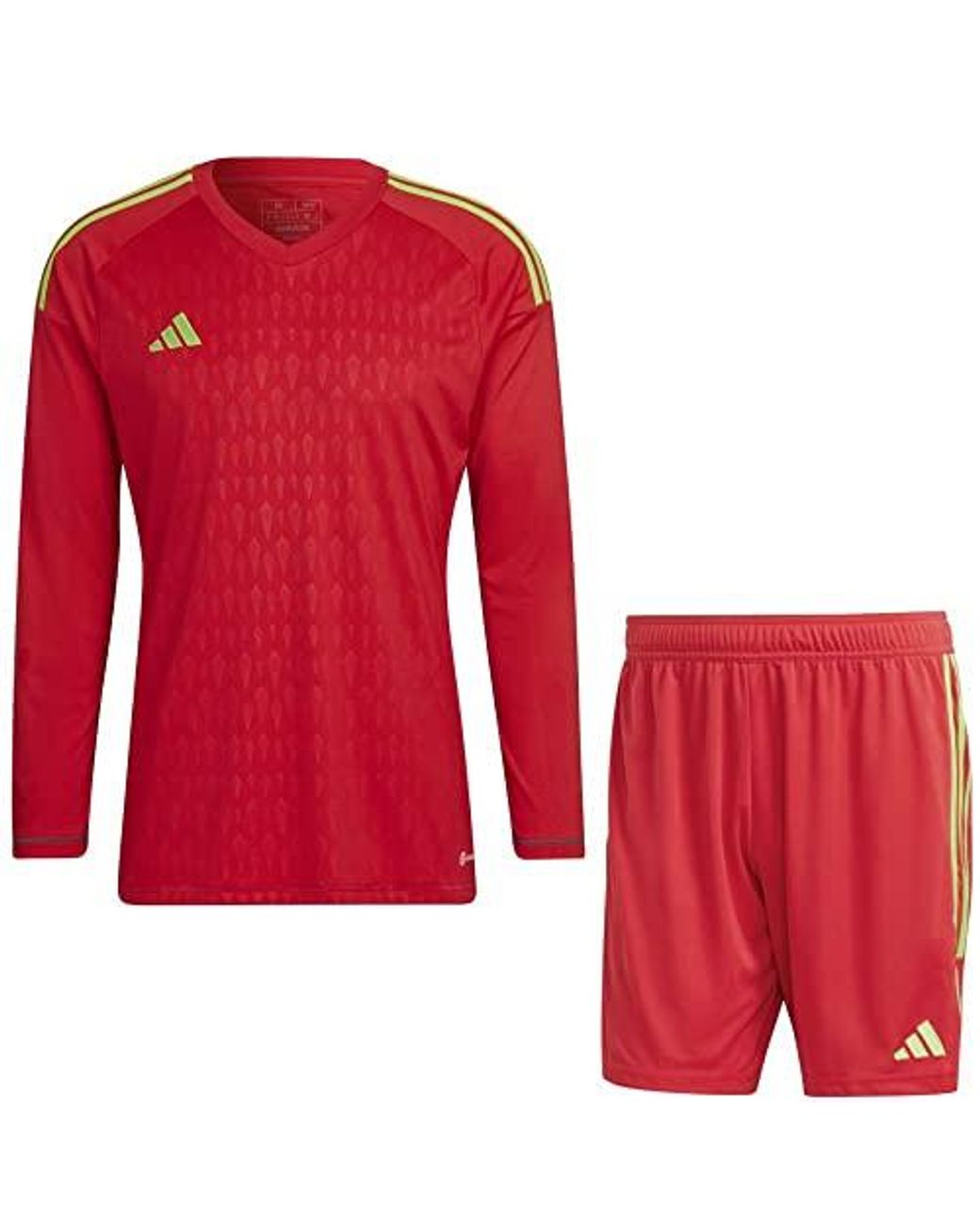 adidas Voetbal Tiro 23 Competition Keeperset Keepersshirt Shorts Rood Maat  S in het Rood voor heren | Lyst NL