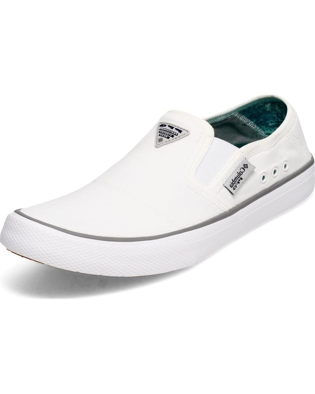 Columbia S Slack Tide Slip Pfg Boat Shoe in White for Men | Lyst