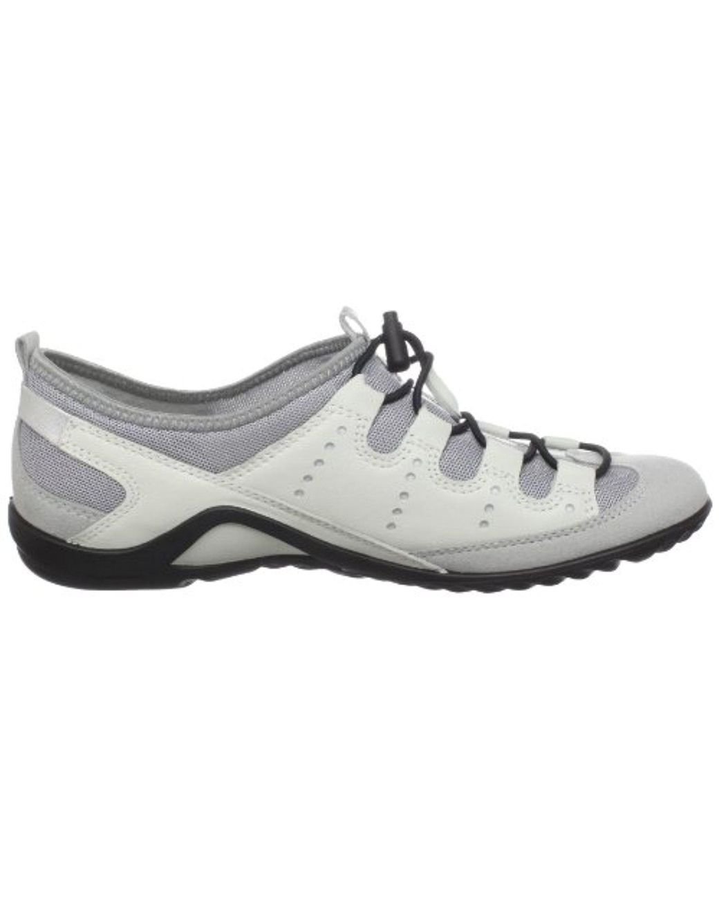 Ecco Leather Vibration Ii Toggle Sneaker In Metallic Lyst
