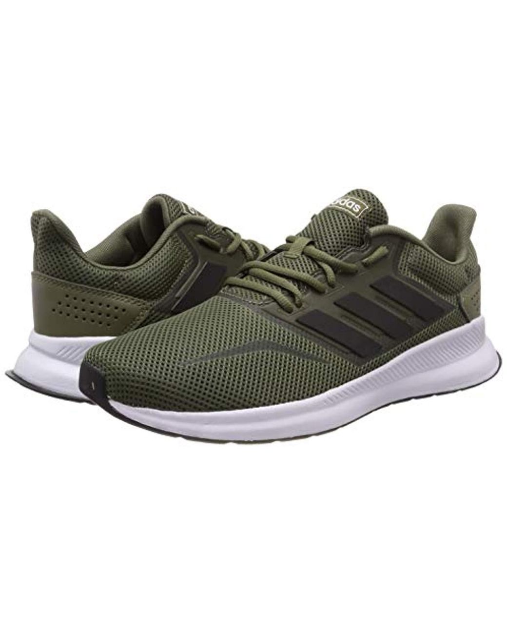 adidas Falcon Running Shoes, Green (raw Khaki/core Black/ftwr White), 8.5  Uk for Men | Lyst UK