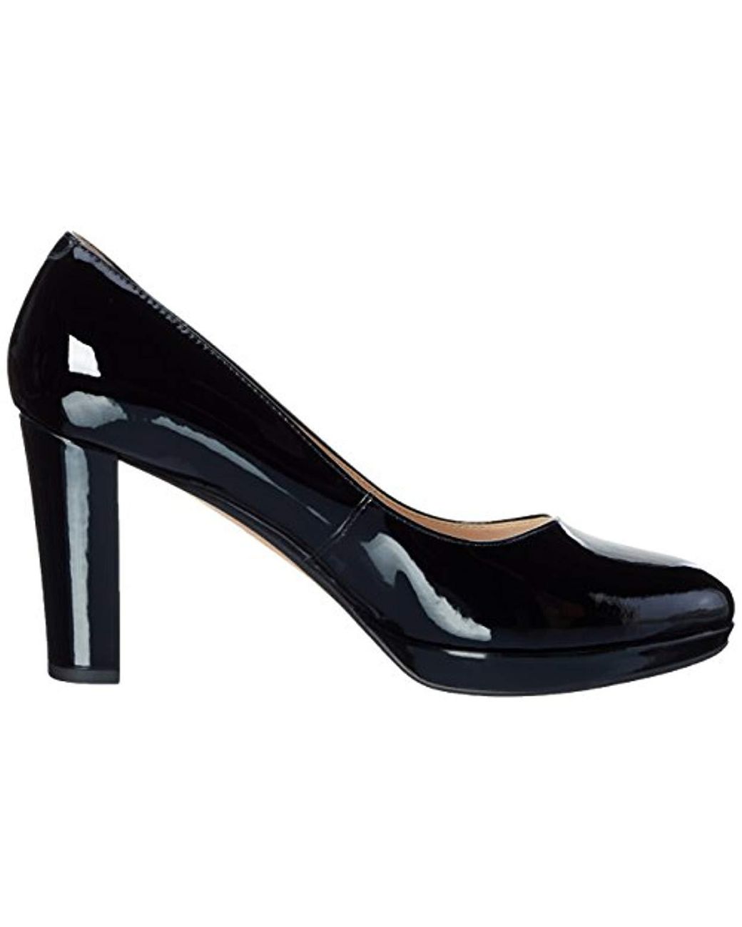 Clarks Synthetic Kendra Sienna Closed-toe Pumps in Black (Black Patent) ( Black) | Lyst UK