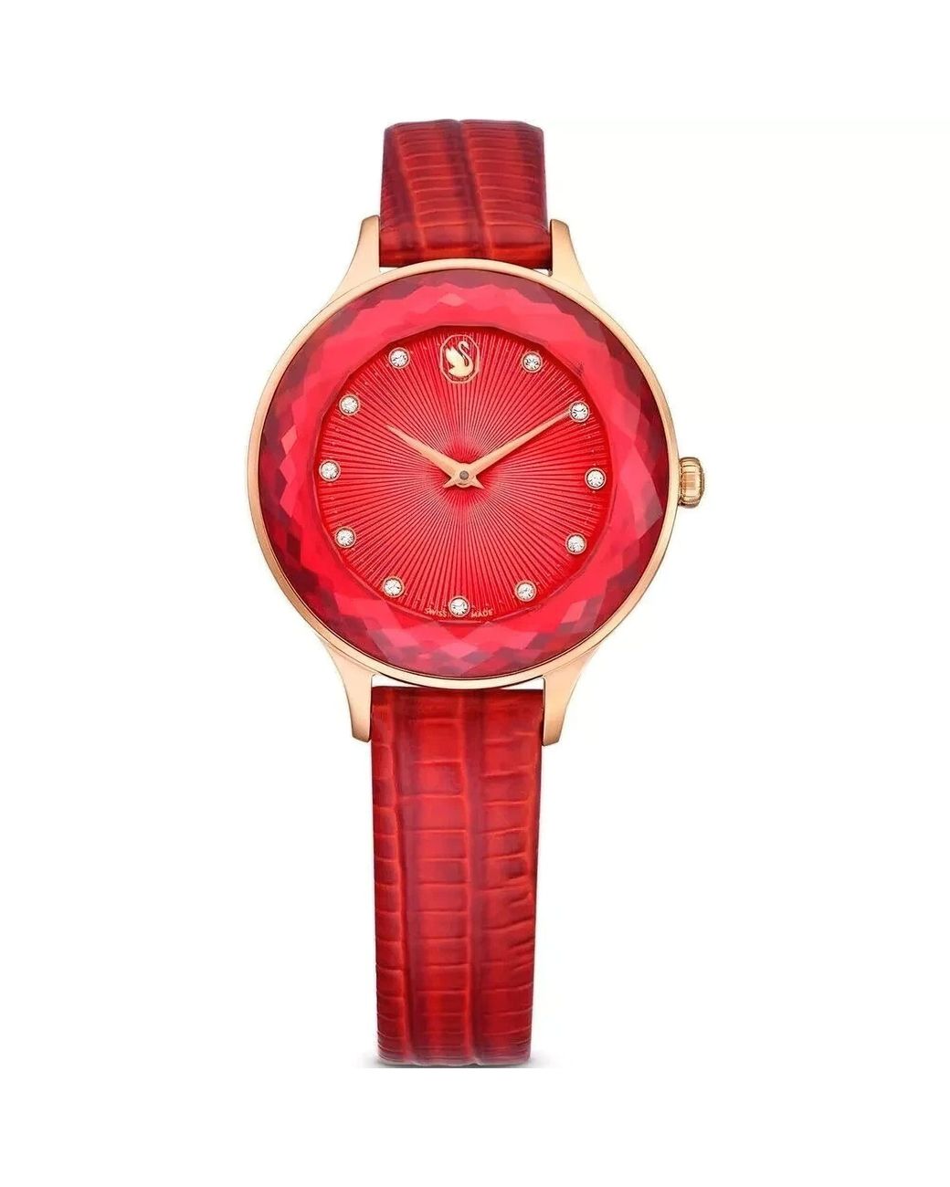 Swarovski Crystal Watch Octea Nova 33 mm Red 5650002 Lyst DE