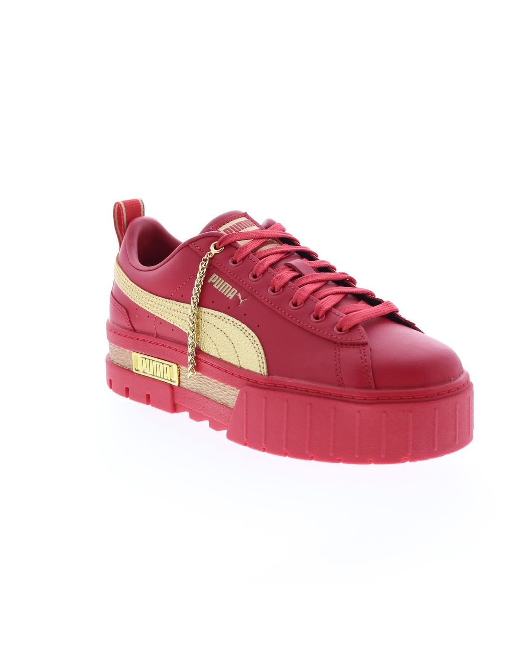 PUMA S Mayze I Am Determined Lifestyle Sneakers Shoes in Red Lyst UK