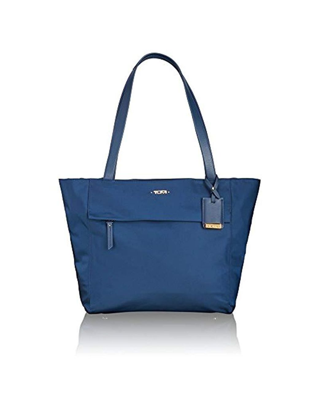 Tumi Voyageur Small M tote in Blue Lyst