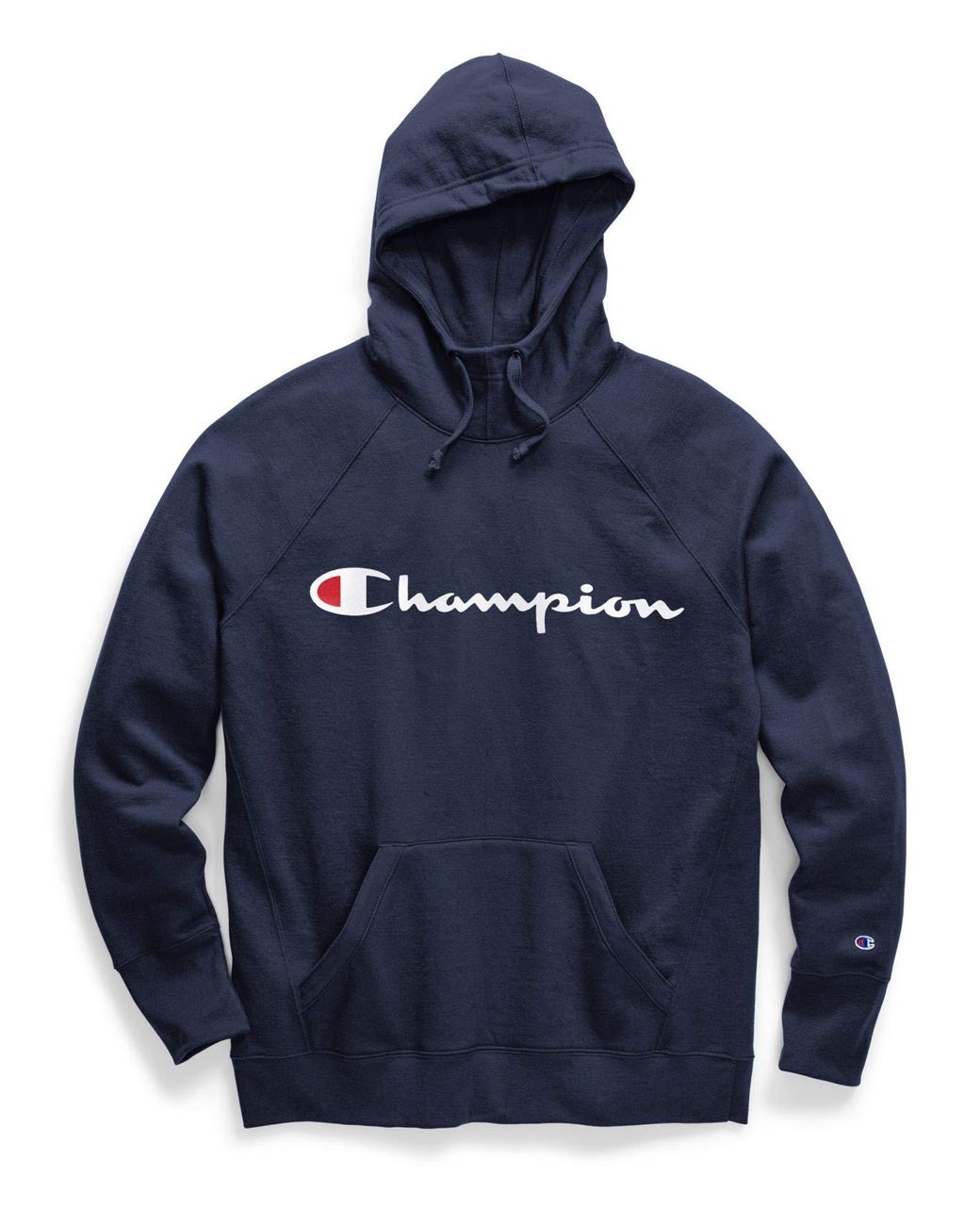 Champion Plus-size Powerblend Graphic Hoodie in Blue - Lyst