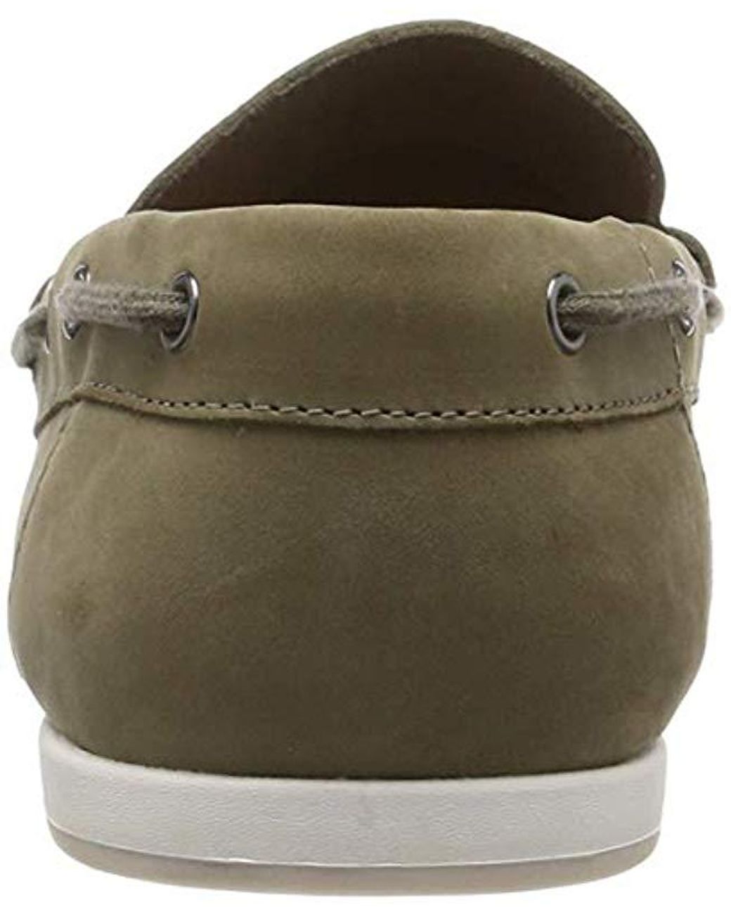 clarks green loafers