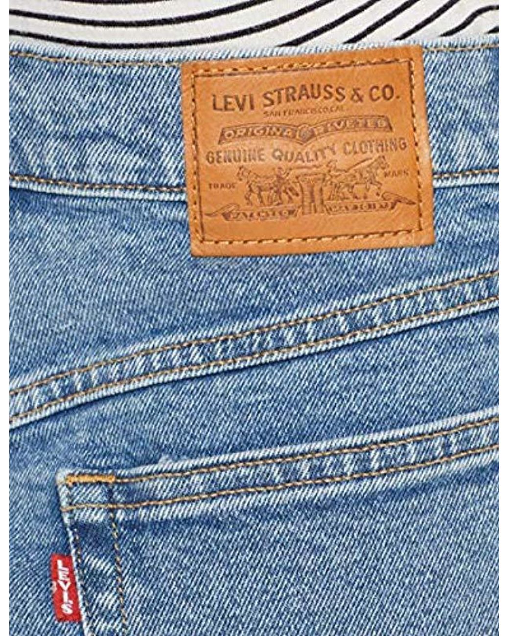 levis button thru mom skirt