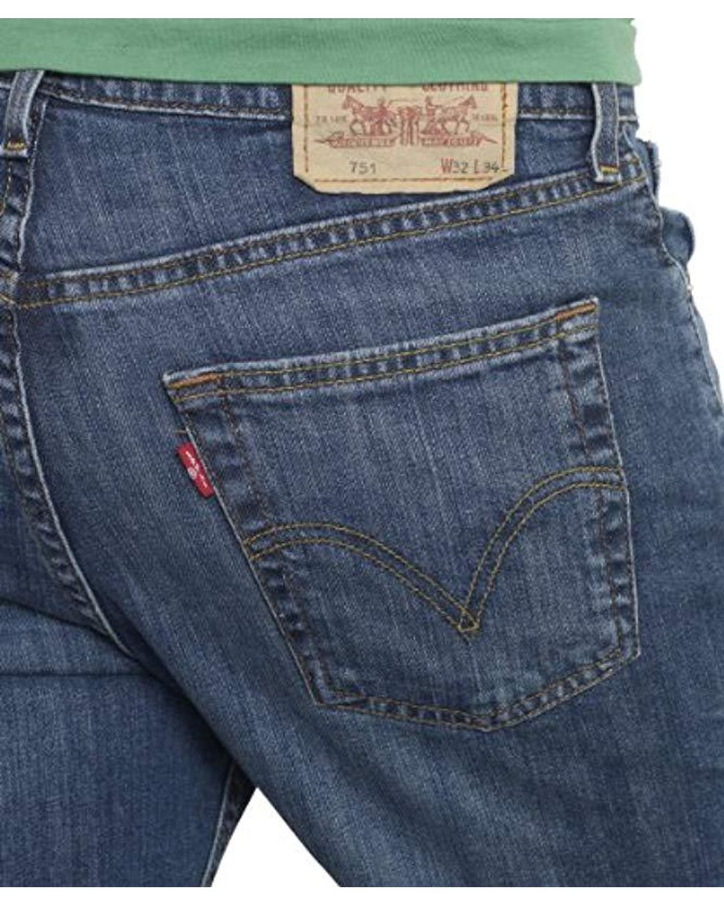 Levi's 751 Standard Fit Jeans in Blue for Men | Lyst UK