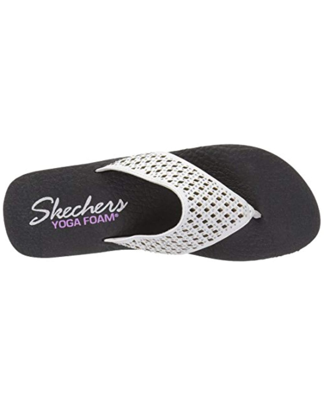 skechers yoga foam mujer blanco