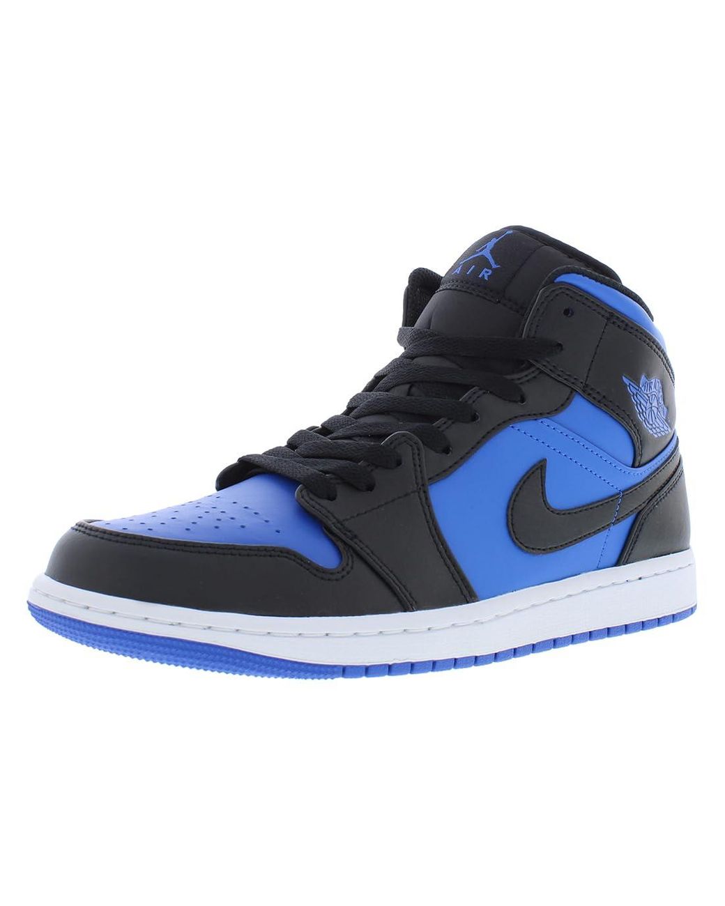 blue black white jordan 1