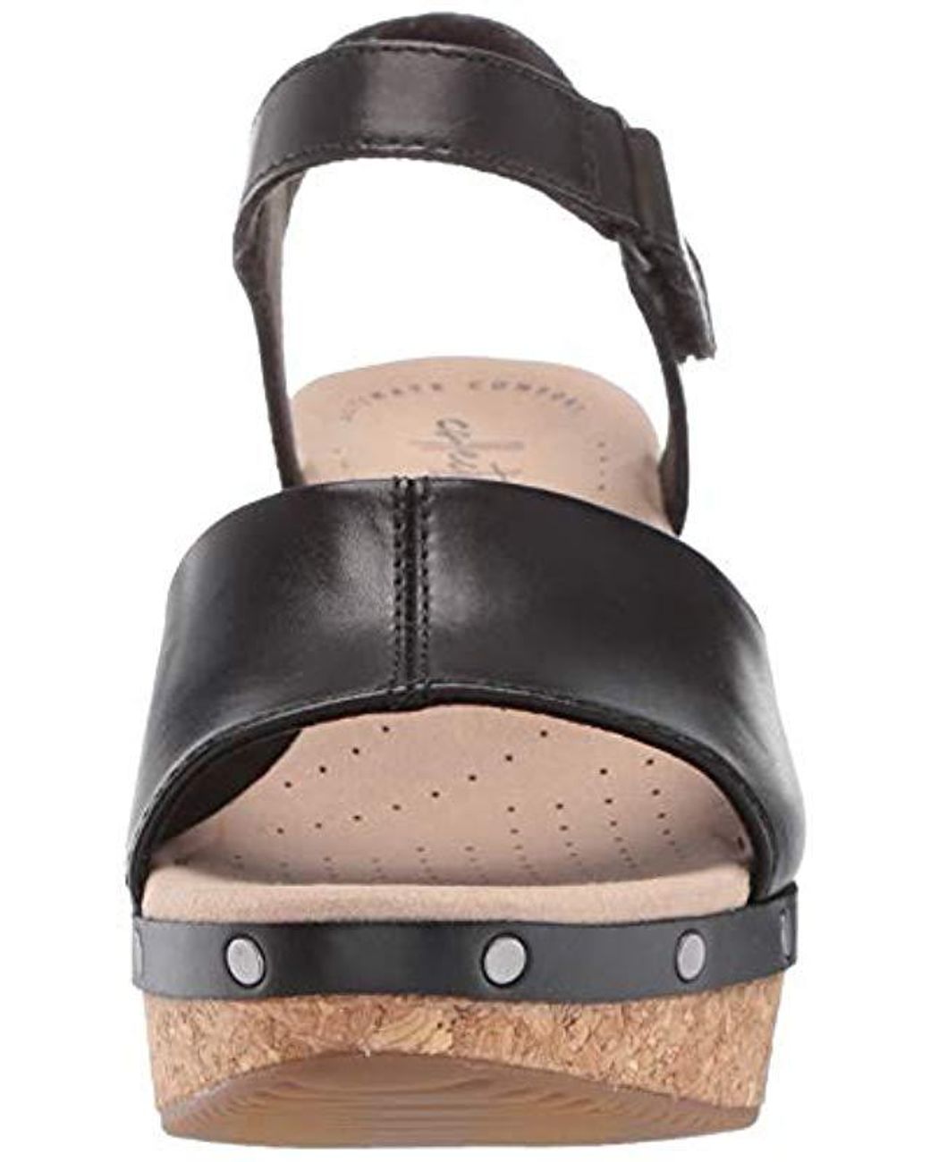 clarks women's annadel clover wedge sandal