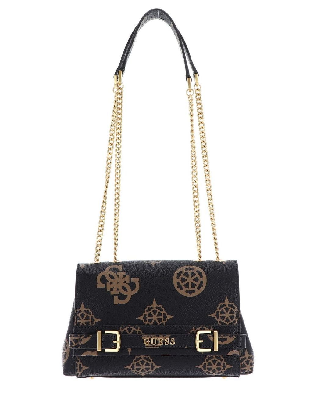 Guess Black Sestri Convertible Crossbody Flap