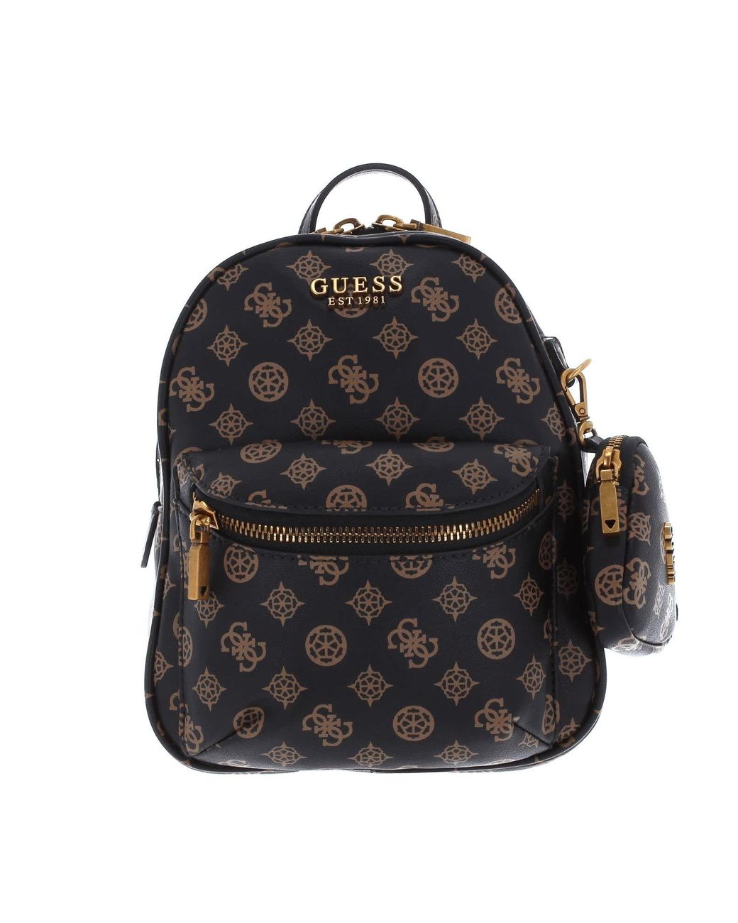 Guess House Party Backpack Mocha Logo in Black | Lyst UK