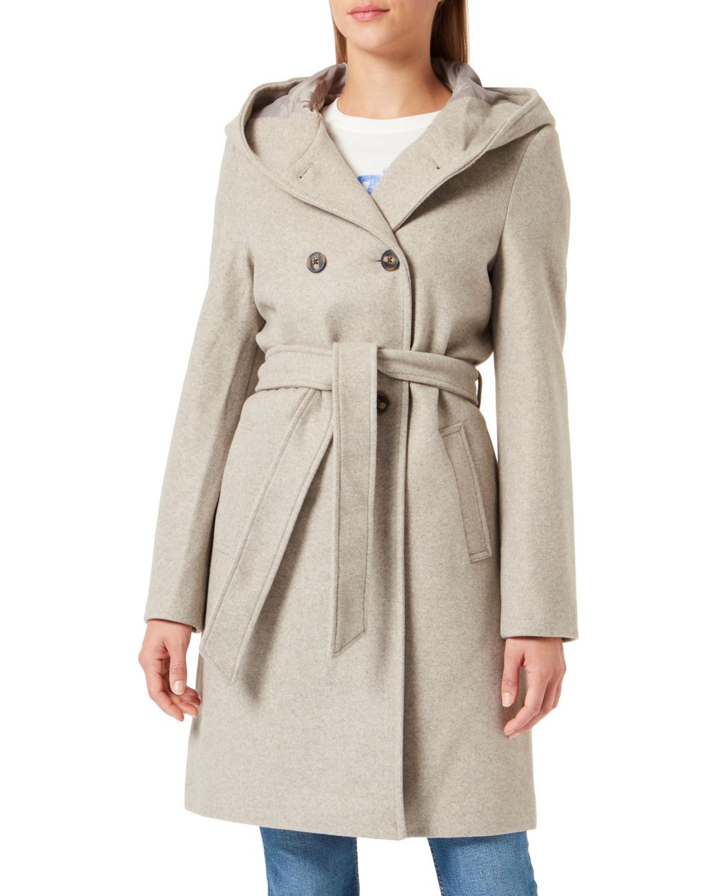 Vero Moda Bestseller A/s Vmvincefione Coat Boos in Grey | Lyst UK