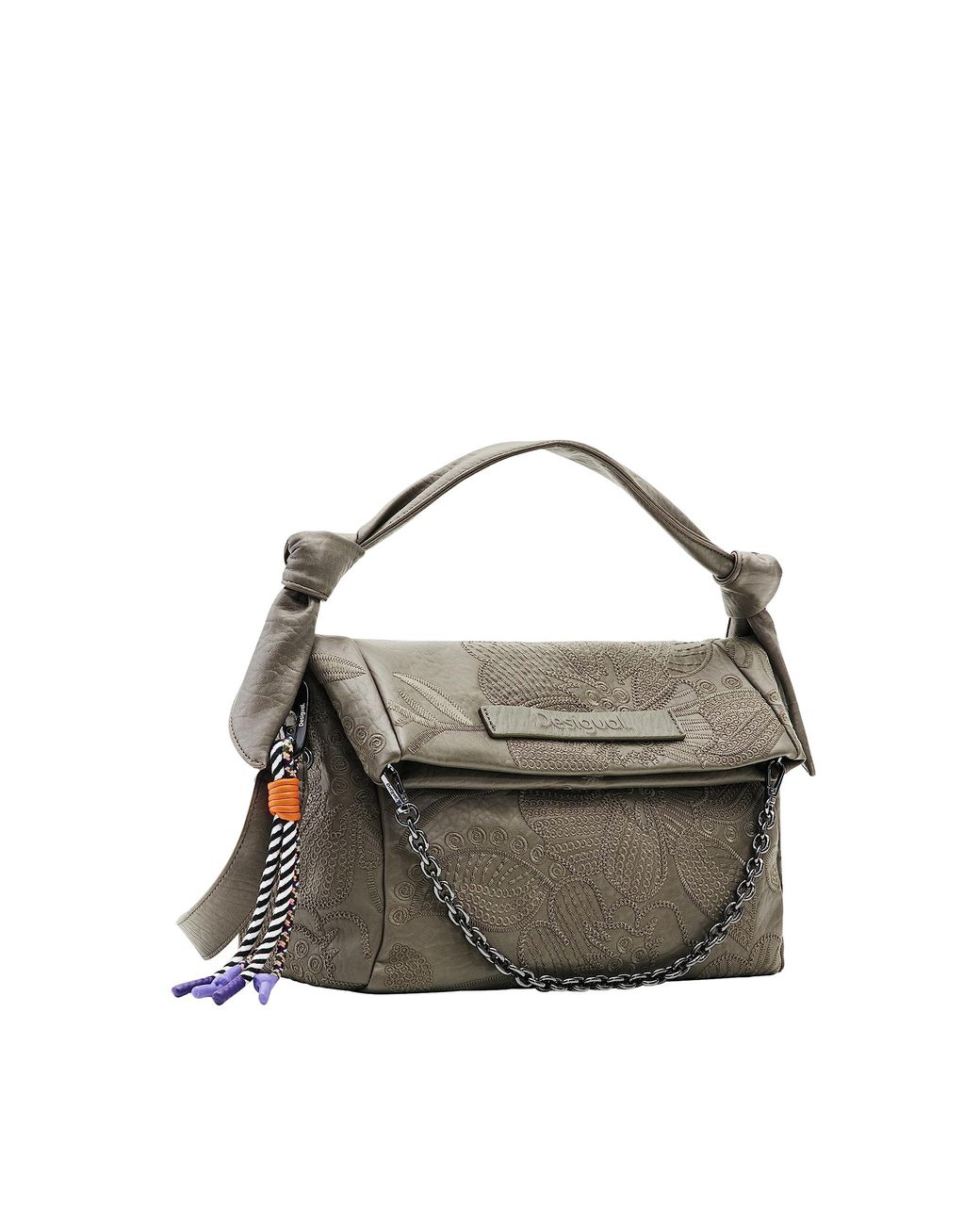 Desigual Bols_alpha Loverty in Metallic | Lyst