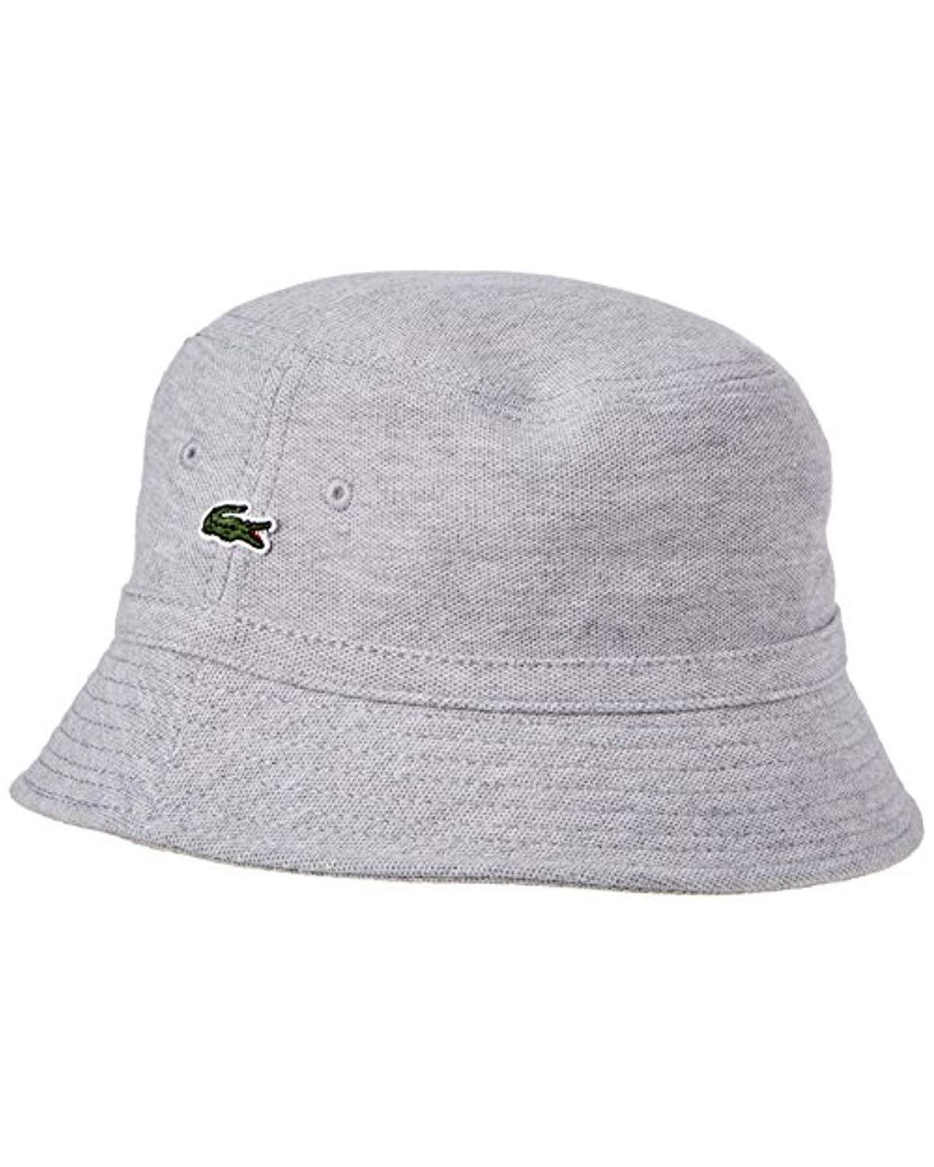 Bucket Hat Lacoste pour homme en coloris Gris | Lyst