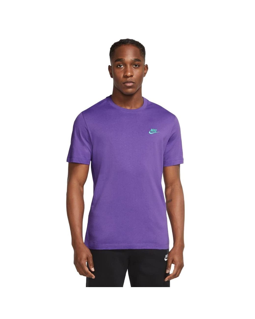 Futura T-shirt à manches courtes et col rond pour homme Nike pour homme en  coloris Violet | Lyst