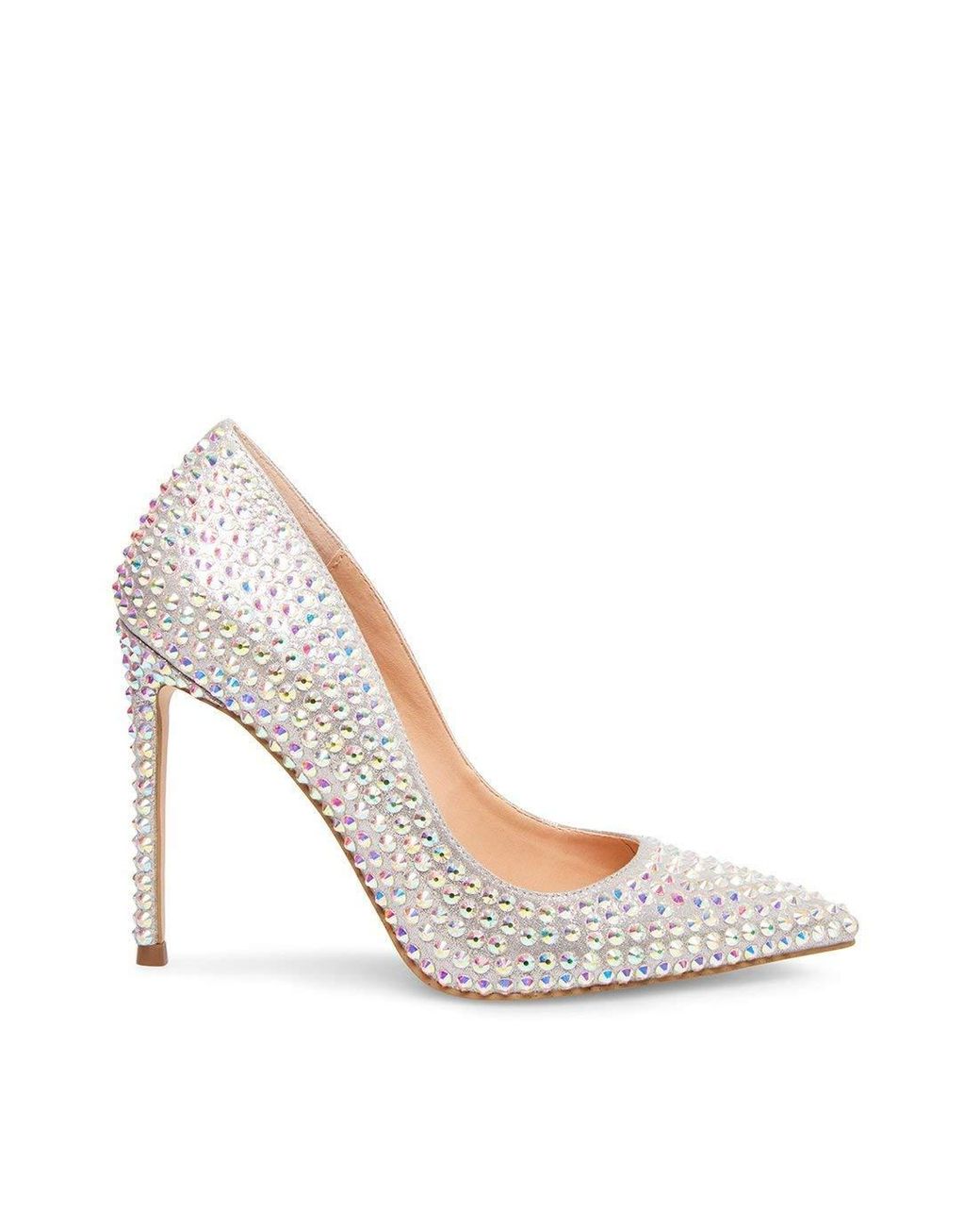 Steve Madden Vala Clear Studded Metallic Stiletto Heel Pumps | Dillard's in 2021 | Pumps heels 