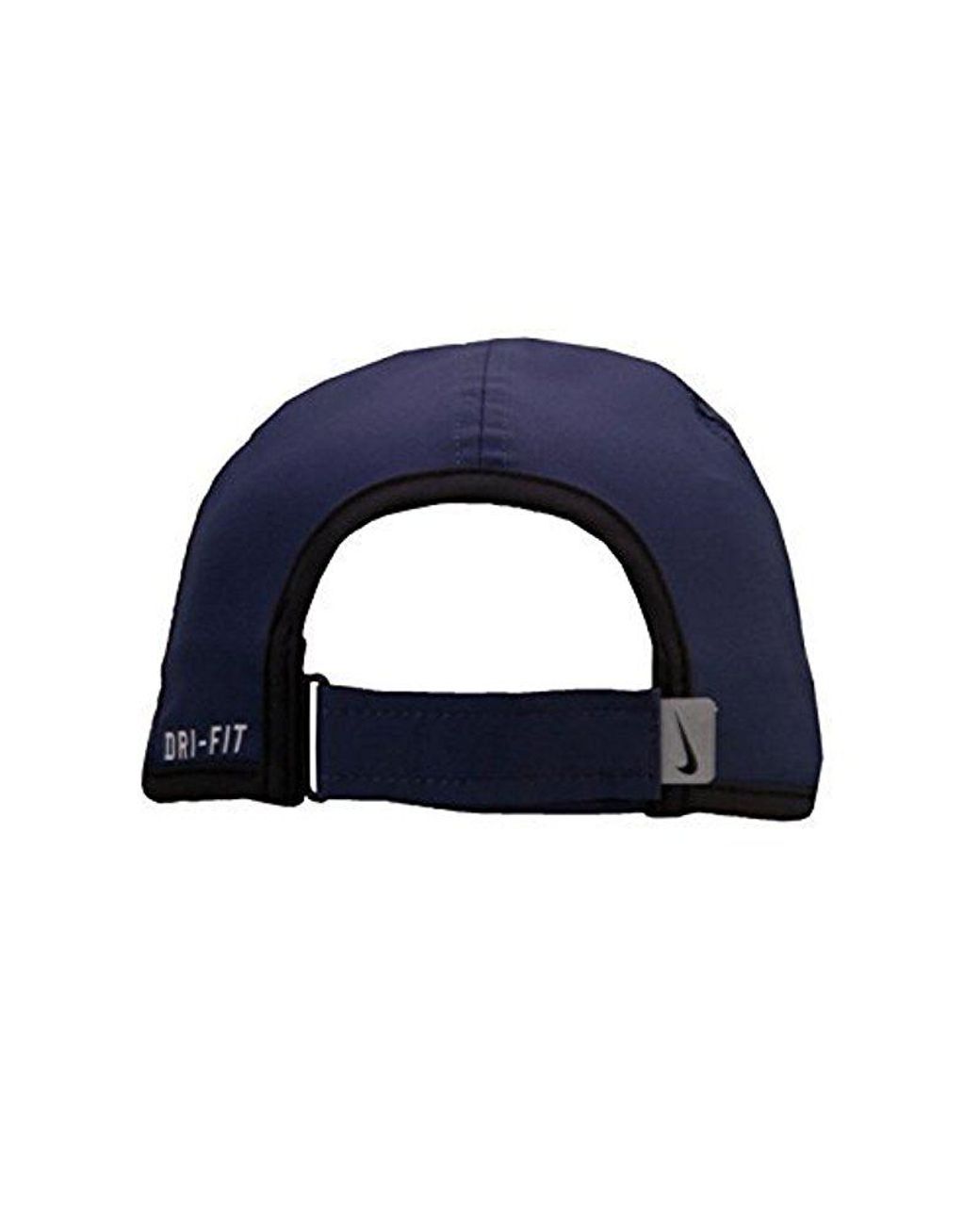 nike featherlight cap blue
