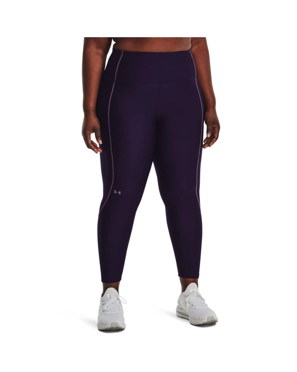 Under Armour S Heatgear Armour Solid Ankle Leggings in Blue