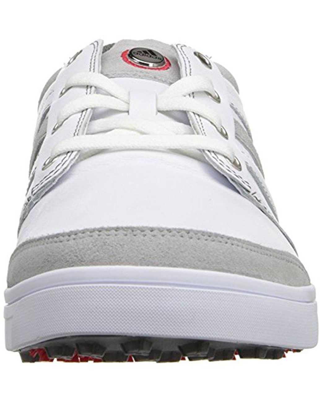 adidas Leather Adicross Gripmore Golf Shoe in White for Men | Lyst