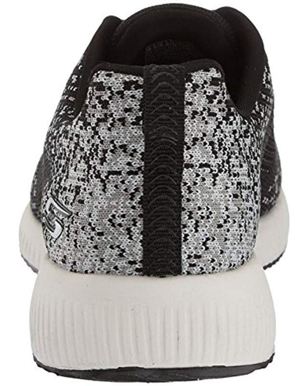 Skechers Bobs Bobs Squad Awsome Sauce Sneaker In Black Grey